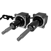 The latest large thrust 800N push rod, stepper motor 86 fixed shaft, electric cylinder micro-linear telescopic screw