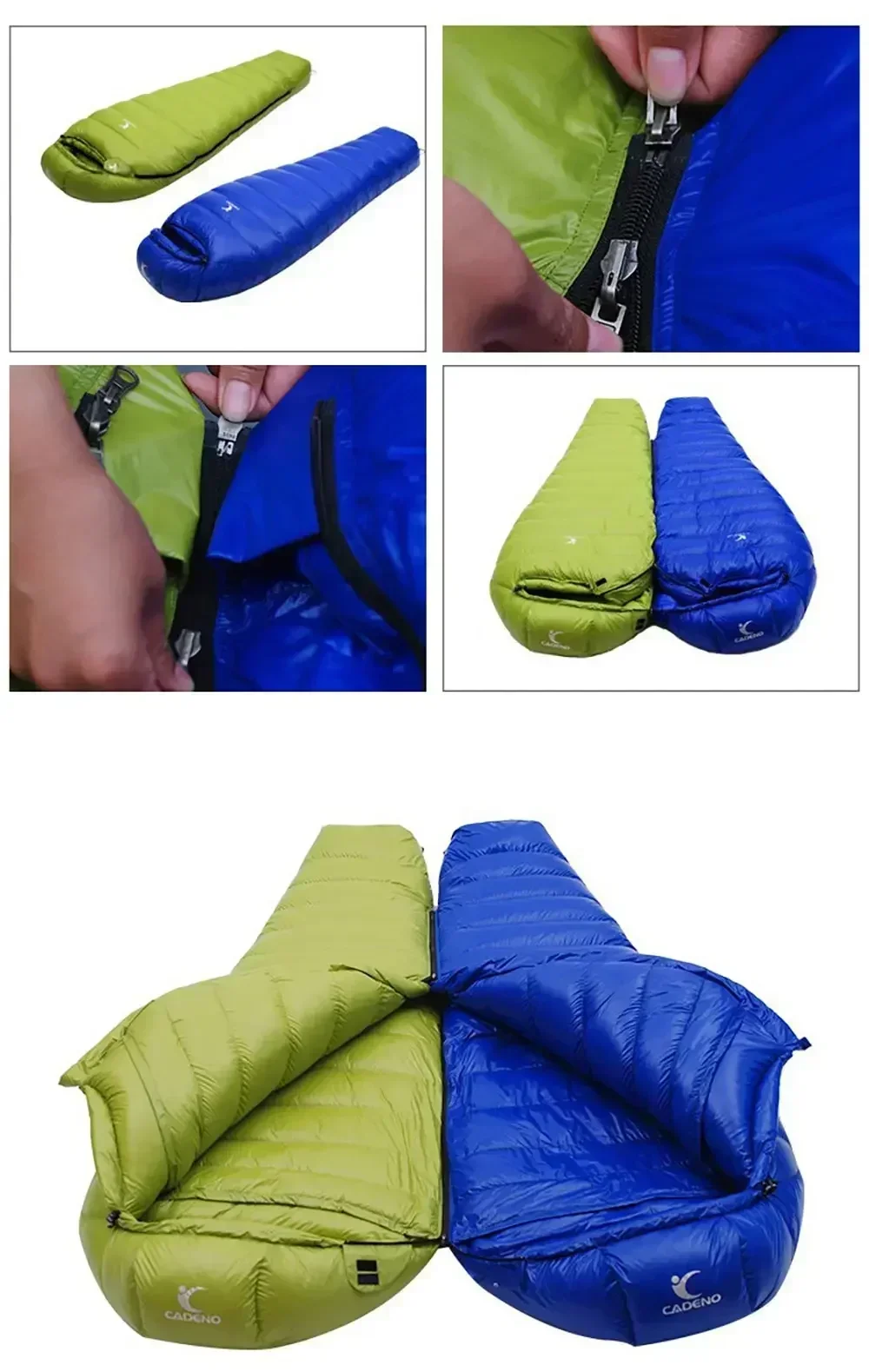 Imagem -04 - Compressão Thermal Goose Down para Trekking Portátil Outdoor Camping Dormiring Bolsa Luz Militar Aquecida Bolsa Consolador de Inverno