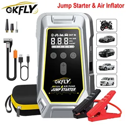 GKFLY Car Jump Starter 3000/5000/9000A 12V Starting Device Power Bank Car Battery Booster Charger For Petrol Diesel Car Starter