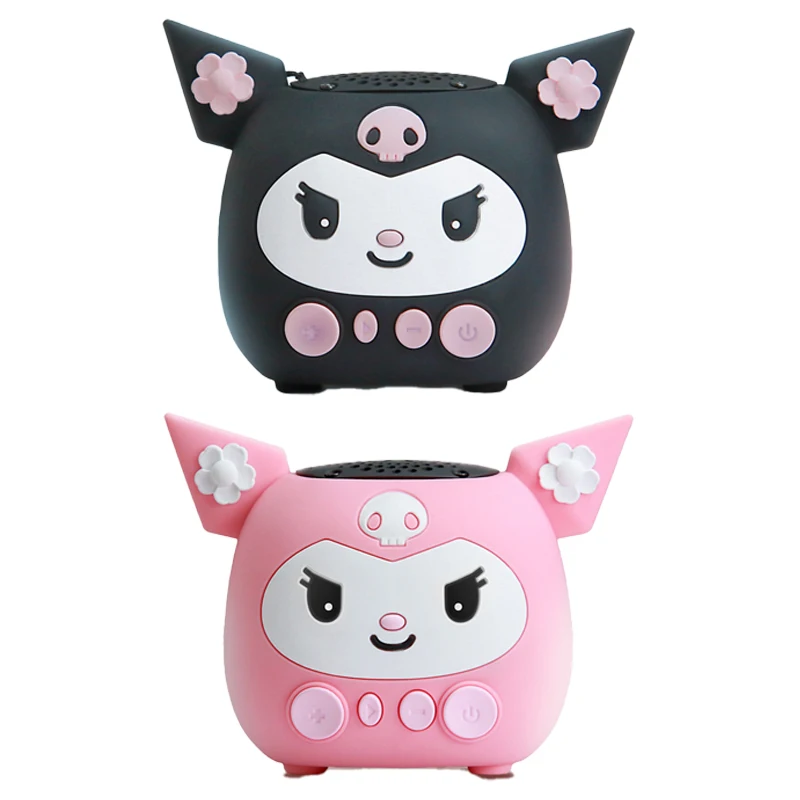

Sanrio Kuromi аниме беспроводные Bluetooth 5,2 колонки с микрофоном для девочек подарок на день рождения IP65 водонепроницаемая стерео звуковая коробка TF карта