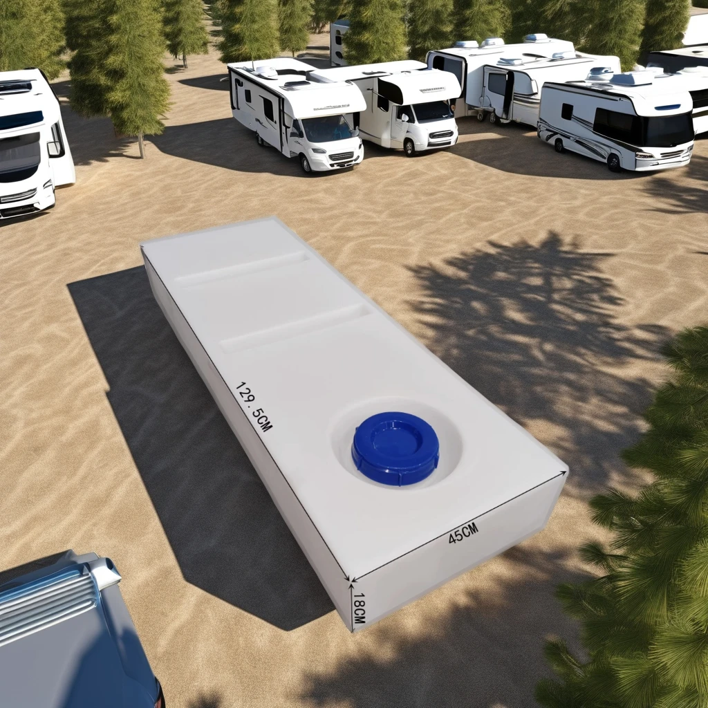 

Высококачественный пищевой резервуар для воды объемом 85 л для дома на колесах и кемперов, резервуар для воды с прицепом - оптовая продажа