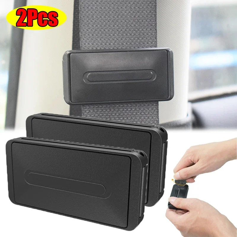 

Car Seat Belt Clip Extender for Kids Pregnant Woman Adjustable Auto Safety Belt Clip Stopper Buckle Car Safety Accessories 2Pcs