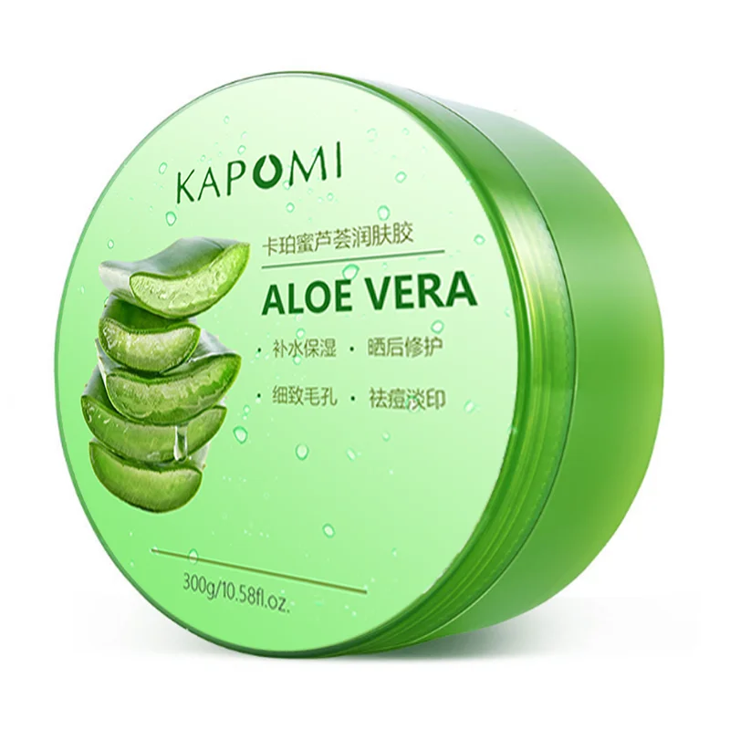 Kapomi 100% Pure Natural Aloe Vera Essence Moisturizing Whitening Skin Rejuvenation Repair Oil Control Acne Face Gel Skin Care