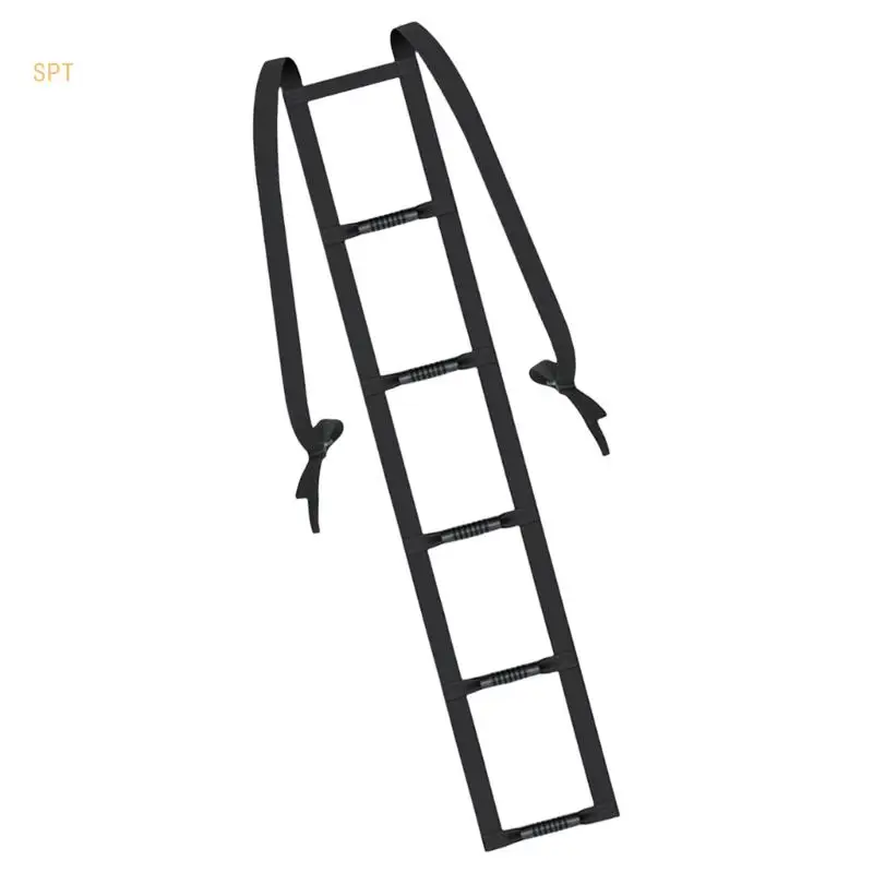 Adjustable Rope Bed Ladder Strap Bed Ladder Helper Bed Ladder Assist, Pull Up & Sit Up Assist Device with Handle Grips 714F