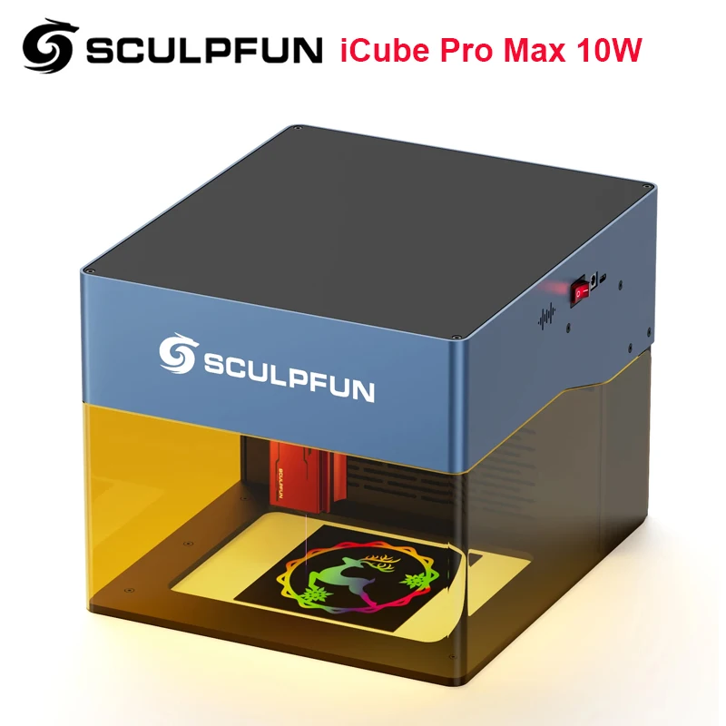 SCULPFUN TS1 레이저 조각기, 3.5 인치 터치스크린 제어 터미널, 실시간 슬라이싱 기능, 대부분의 레이저 조각 기계에 사용 