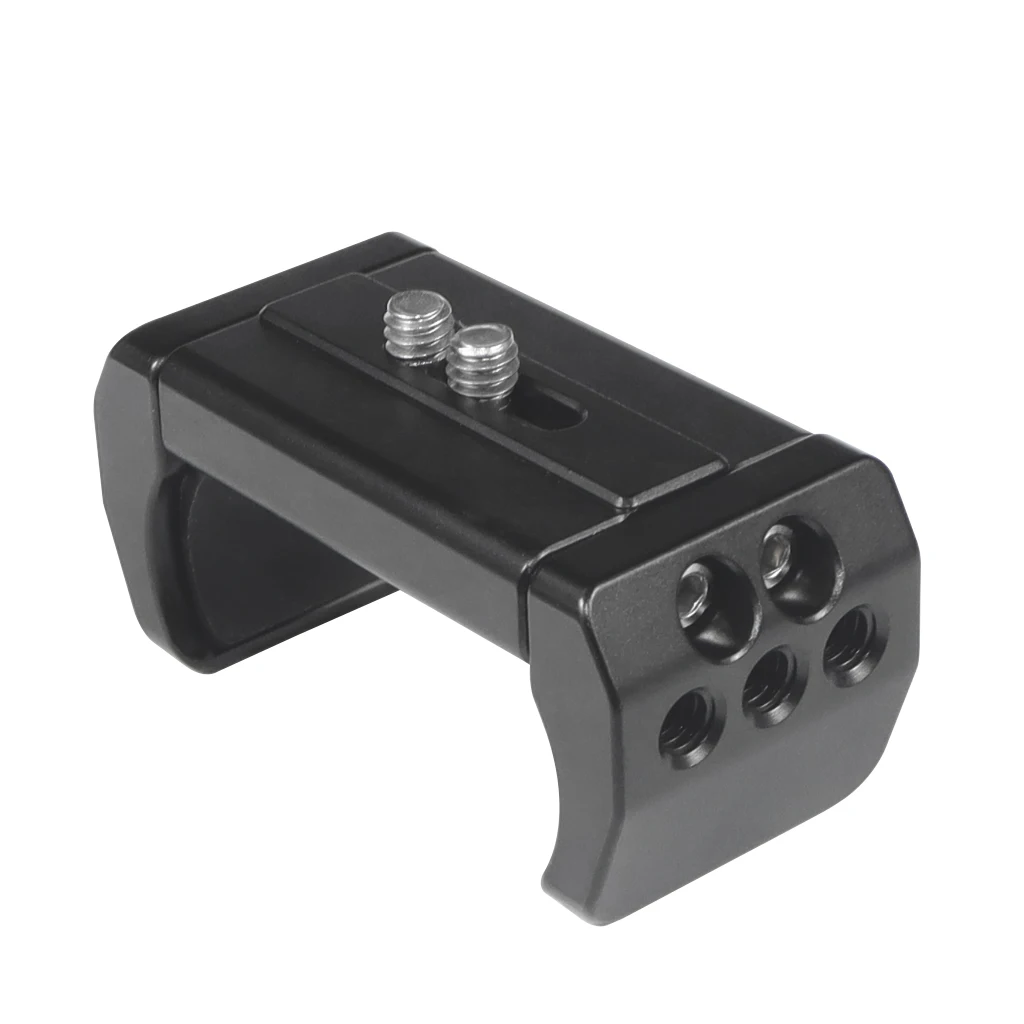 سبائك الألومنيوم حامل كاميرات مراقبة عالي الجودة قوة البنك حامل مشابك 1/4 "الموضوع ل 55 إلى 85 مللي متر بطارية محمولة ل DSLR قفص تلاعب DJI MIC 1/2