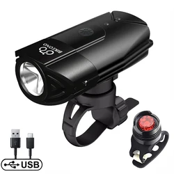 BIKEONO 1000LM Bike Light Front Lamp USB Rechargeable T6 LED Bicycle MTB Light Waterproof Headlight Bike flashlight Accessories