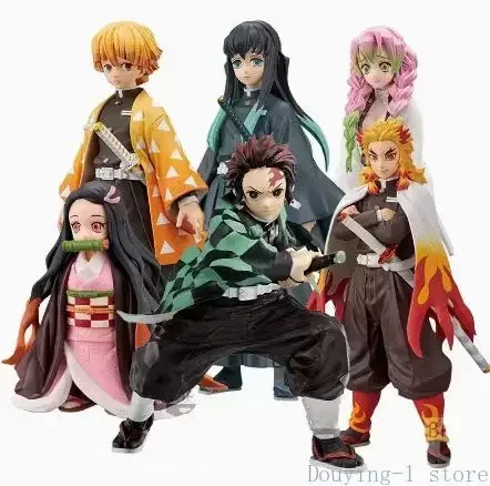 بانداي حقيقية بانبريستو شيطان القاتل أنيمي الشكل Tomioka Giyuu نموذج لجسم جمع لعبة هدية أنيمي نموذج لجسم لعبة