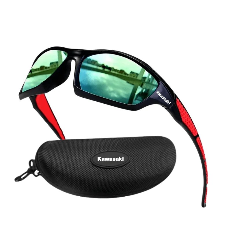 Fashion Kawasaki Sunglasses Polarized UV Protection Personalized Glasses Kawasaki Riding glasses Men's And Women's UV400 Eyewear