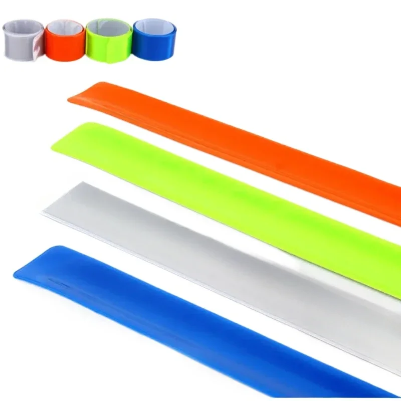 40*3cm Retractable Reflective Band Portable Useful Reflective Strap Outdoor Night Work Sports Safety Warning Reflective Armband