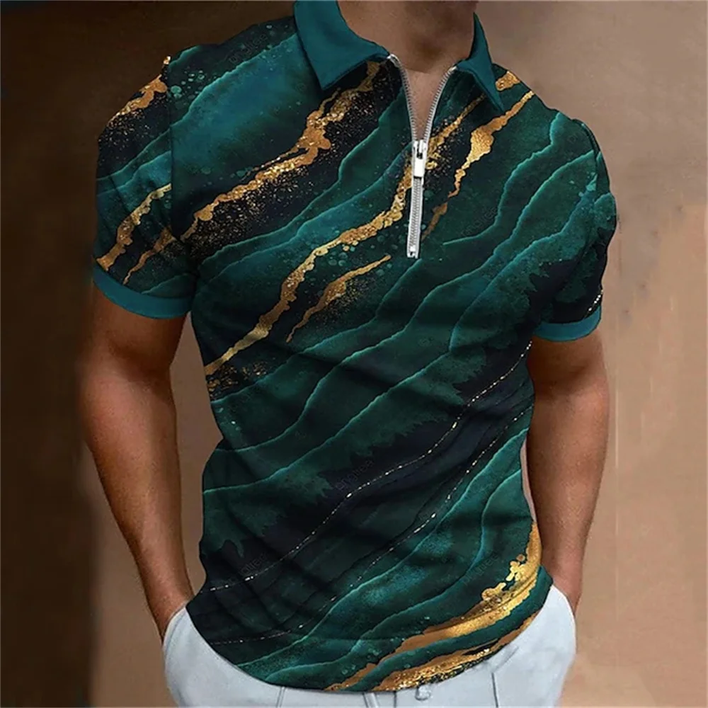 2024 Waves Men's Shirts High Quality Polo For New Golf Wear Short Sleeve Shirt Man 2023 Summer Casual Mens Designer Clothes Tops