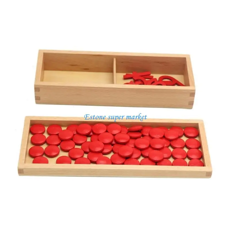 090B 어린이 번호 교육 교육 에이즈 수학 장난감 학습 번호 및 칩 게임 장난감