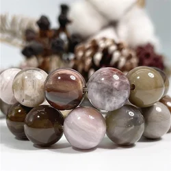 Natural Stones Round Brown Wood Jasper Loose Beads for Jewelry Making DIY Gift Bracelets Accessories 4 6 8 10 12mm Wholesale