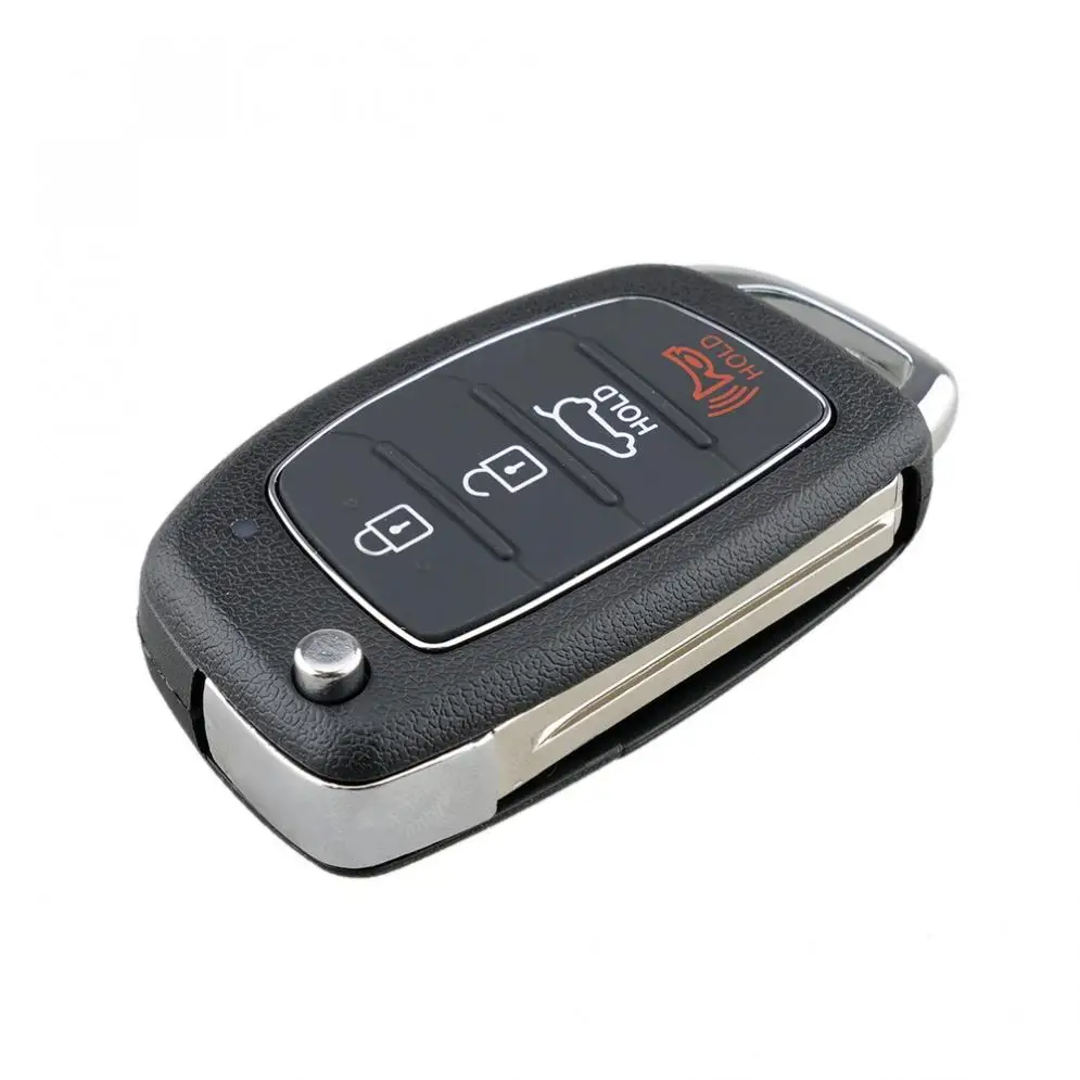 4 Buttons Car Remote Key Shell Case Replacement Fit for Hyundai / Santa / Tucson Accent I30 I40 I45