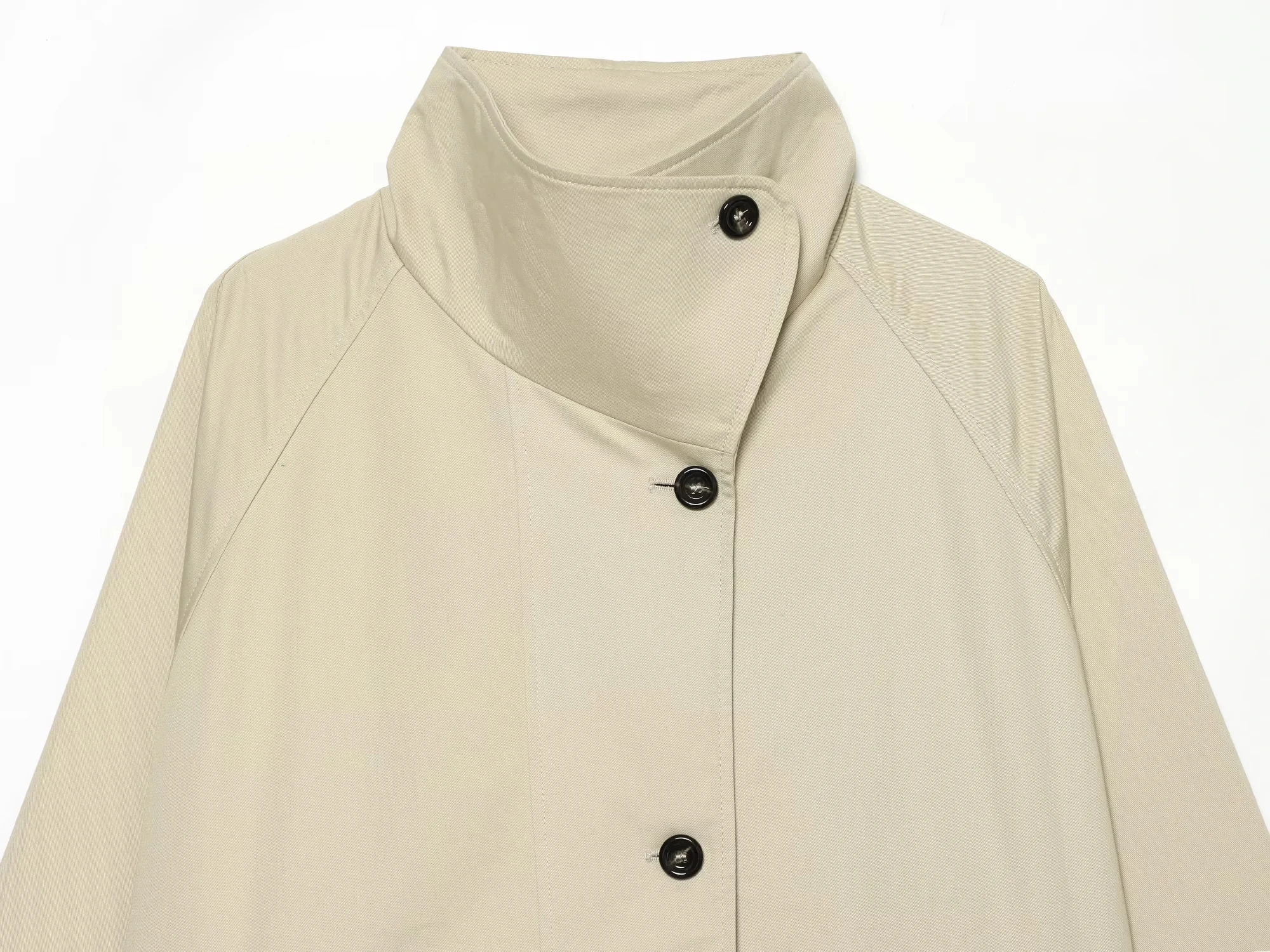 KONDALA Casual Chic Women Jackets Solid Stand Collar Single Breasted Pockets Loose Coat Fashion 2026 Fall Elegant Female Jackets