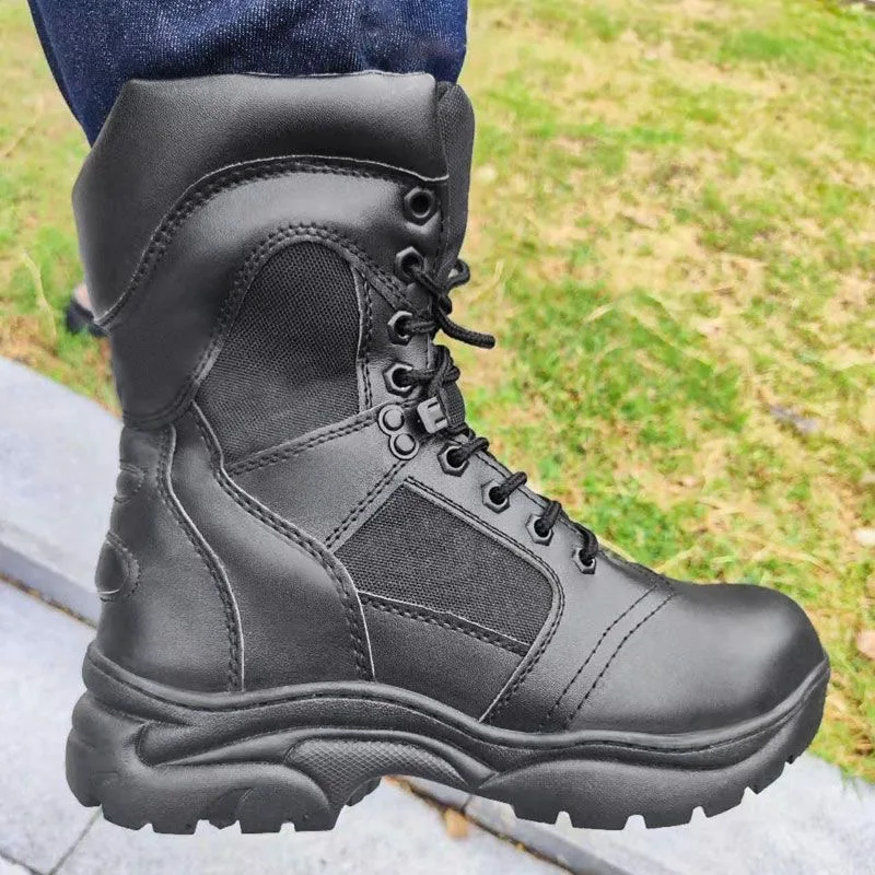 Gran oferta 2024, zapatos de escalada para hombre, botas de Trekking negras, zapatos de senderismo antideslizantes para hombre, botas de diseñador para exteriores para hombre