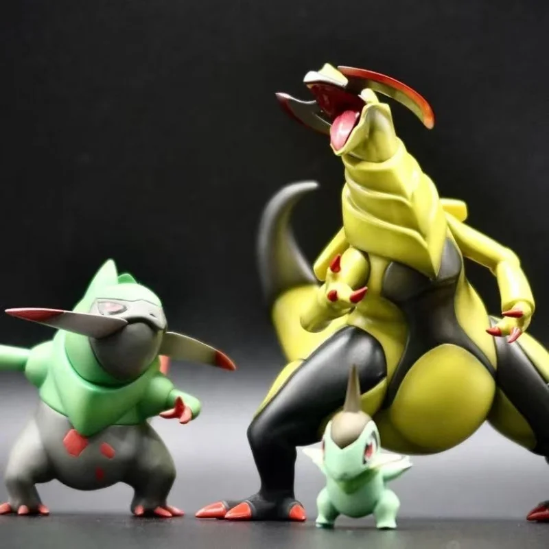ポケモンモデルハクサロスフィギュアアックスフライクスル人形セット子供の誕生日プレゼントアニメーション周辺おもちゃ漫画の装飾品