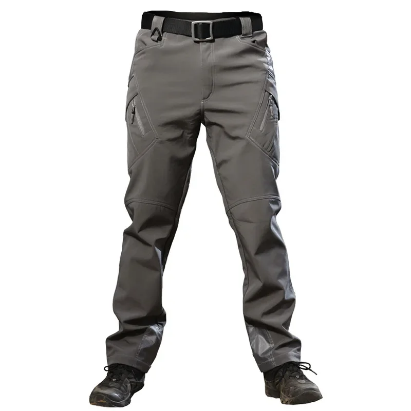 Outdoor Sports Heat Reflection Soft Tactical Pants Men Combat Training Climbing Hunting Hiking Waterproof Warm Trousers