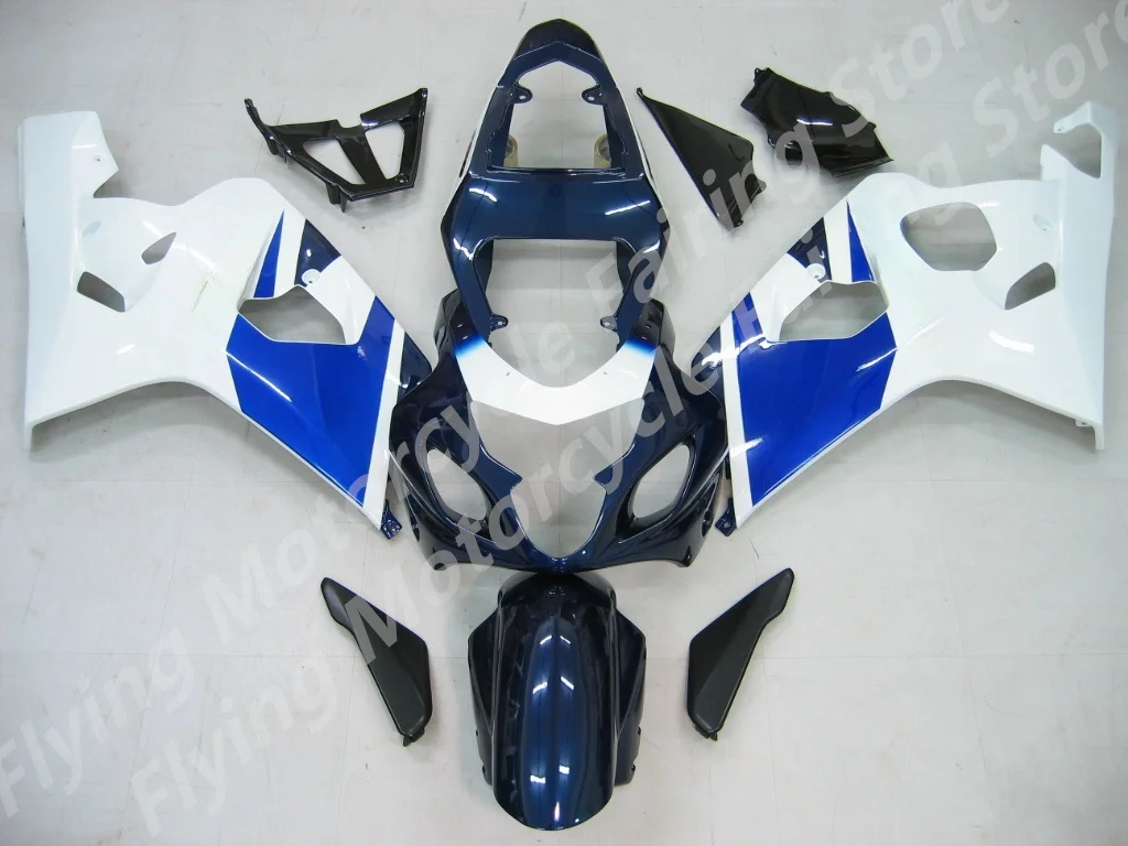 Custom Fairing Kit for G S XR 600 750 K4 04 05 G S XR600 G S XR750 2004 2005 ABS blue white black Fairings set