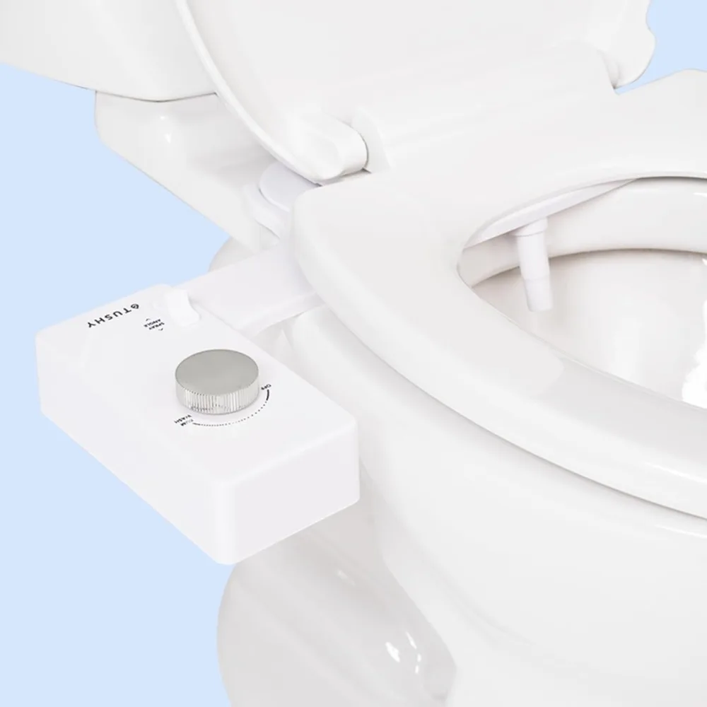 

TUSHY Classic 3.0 Bidet Toilet Seat Attachment - A Non-Electric Self Cleaning Water Sprayer with Adjustable Water Pressure Nozzl