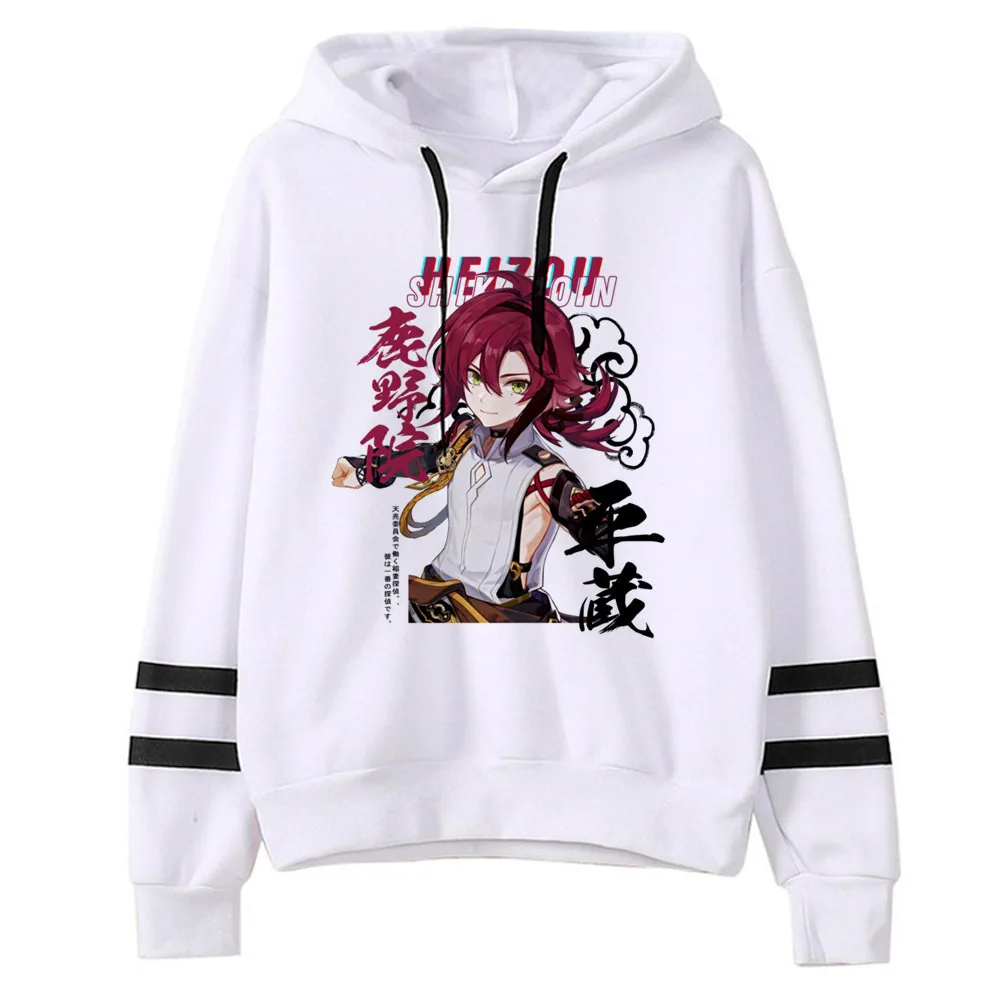 Genshin Impact hoodie comfortable designer soft fabric Japanese athleisure women hoddie pullover graphic trendy