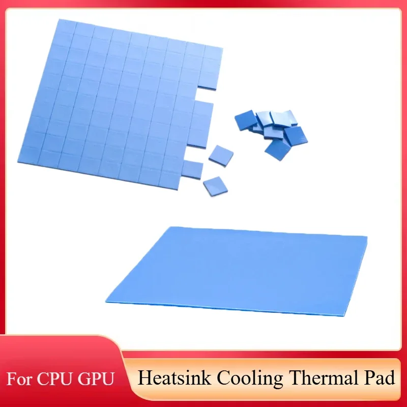

6.0W/mK Thermal Pad GPU CPU Heatsink Cooling Conductive Silicone Pad High Performance Thermal Pads Accessories 1.0MM Thickness