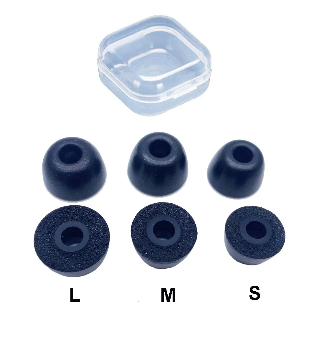 6PCS Memory Foam Ear Tips for Samsung Galaxy Buds 2 Pro Earphone Case Earbuds Eartips L M S