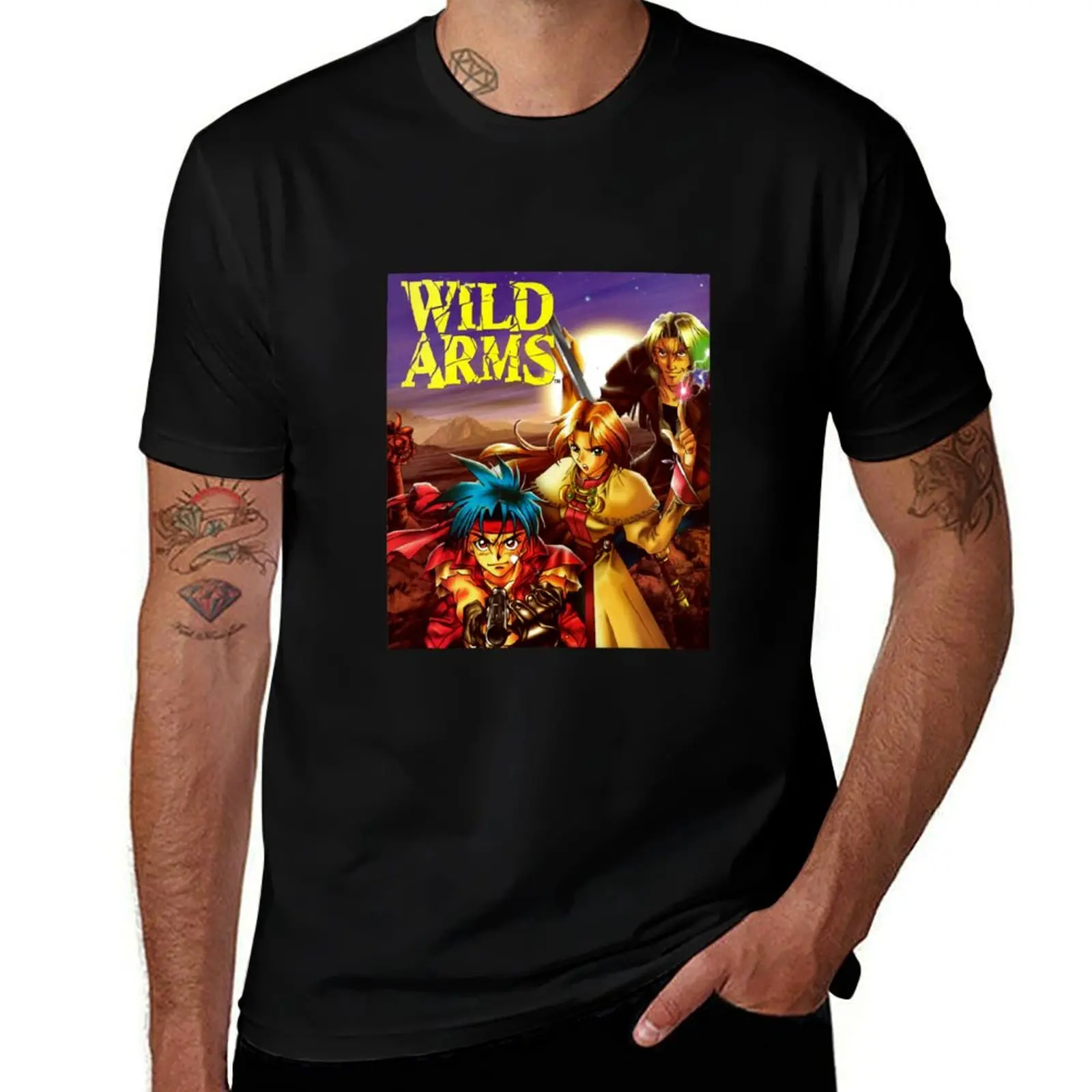 

Wild Arms 1 T-Shirt t shirts for man graphic funny t shirts for man slim fit t shirt man casual T-Shirt