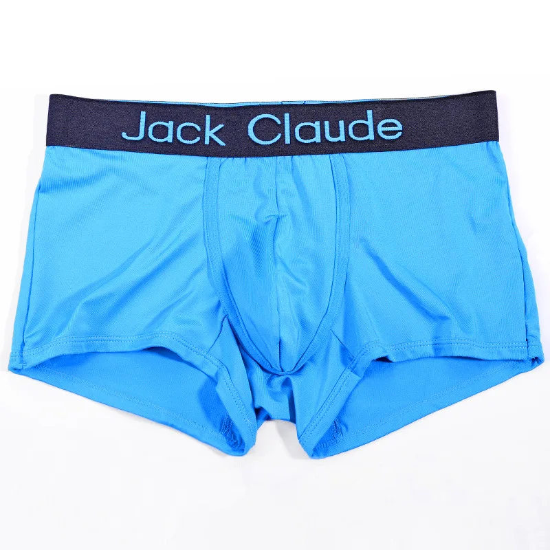 JACK CLAUDE 5pcs/lot Men Boxer Briefs Solid Sexy Lingerie Underpants Wholesale Lots Majtki Meskie BoxerShorts Panties Underwear