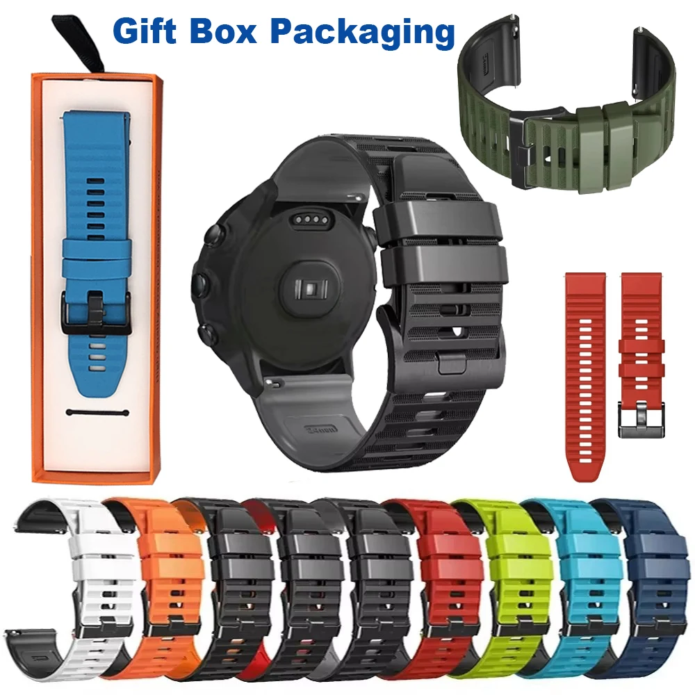 24mm Silikon-Uhrenarmband für COROS APEX 4 46mm Ersatzarmband für COROS NOMAD Sport Smart Watchband Armband Correa