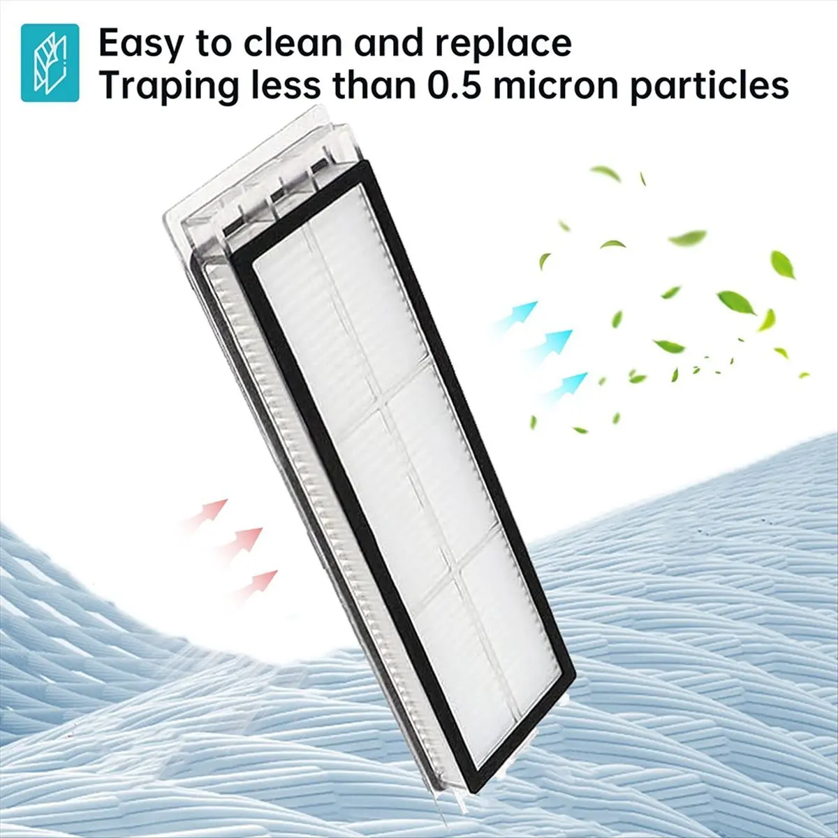 A88M 17 Pcs Replacement Parts Kit for Roborock S5 S5 Max S6 S6 MaxV S6 Pure E20 E25 E35 Sweeping and Mopping Robotic