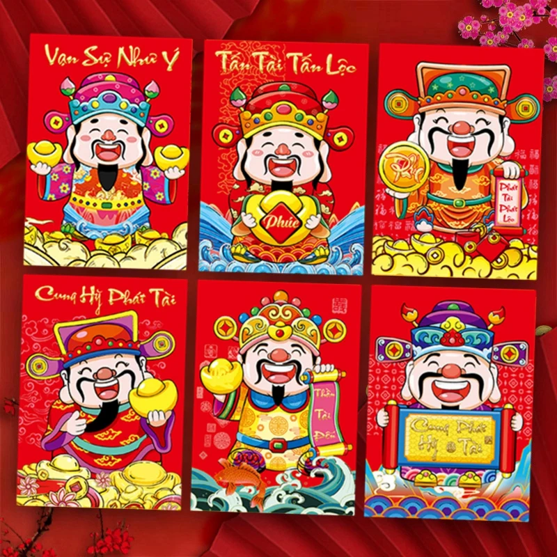 Snake Year Red Envelope 2025 Chinese New Year Red Envelopes New Year Cartoon Snake Money Hongbao Kids Gifts New Year Supplies