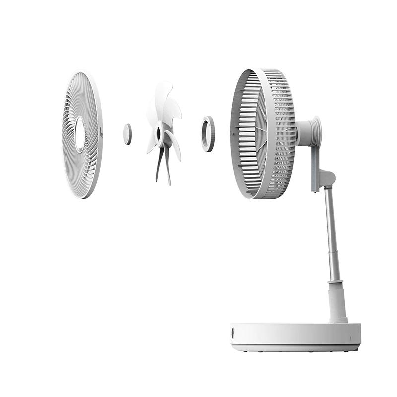 Small Fan Telescopic Desktop Fan Portable Folding Air Circulation USB Fan