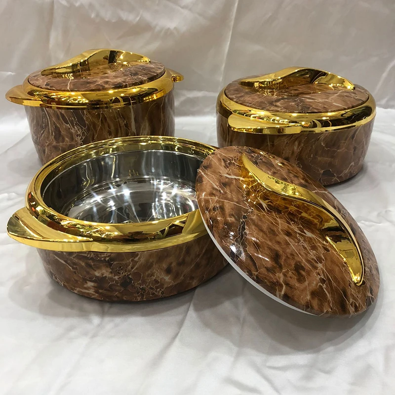 3-Piece Insulated Food Serving Pot Set