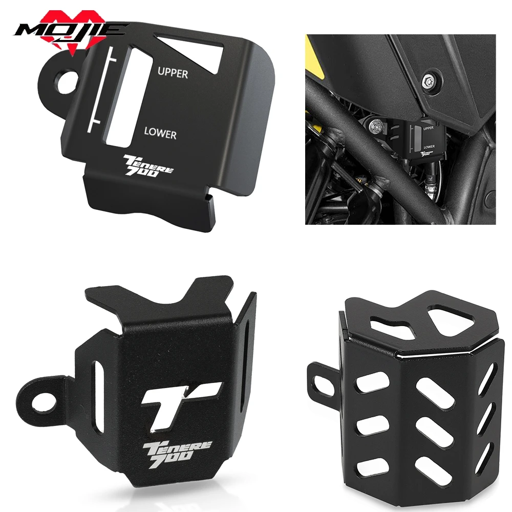 

For Yamaha Tenere 700 XTZ700 T7 2019-2024 Rear Brake Fluid Reservoir Guard Cover Protector Tenere700 Motorcycle Oil Cap Guard