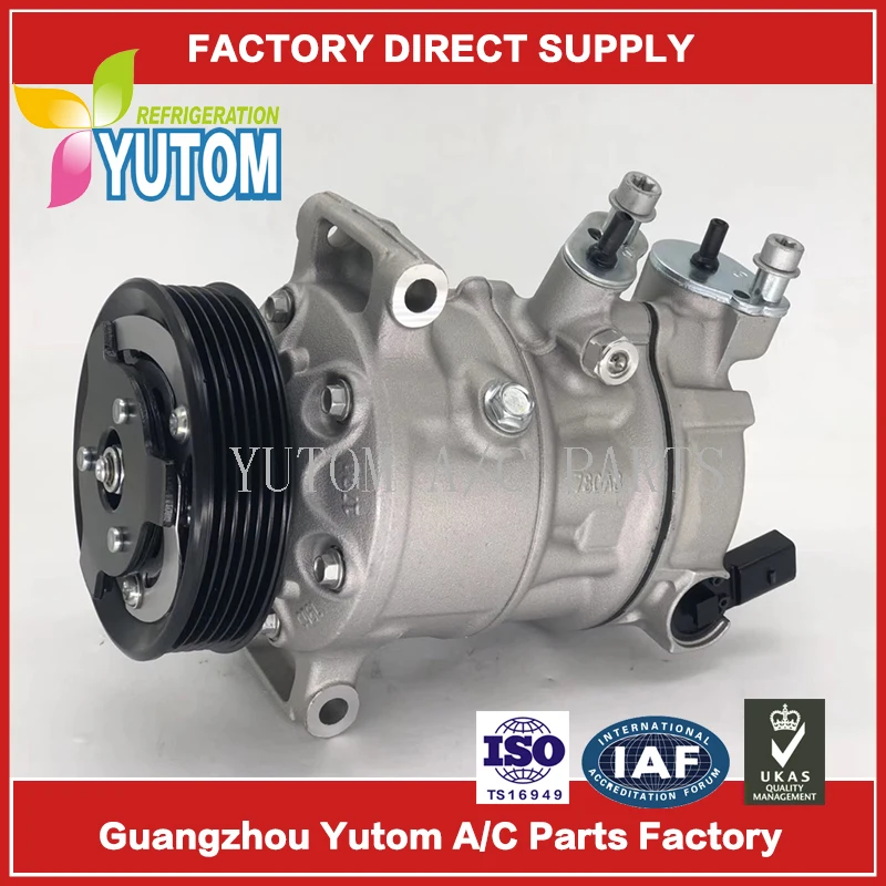 PXE14 Auto AC Compressor For Tiguan-2.0/Golf-1.8/2.0/Passat CC-2.0/Skoda Roomster/Fabia/Octavia 2.0 5N0820803