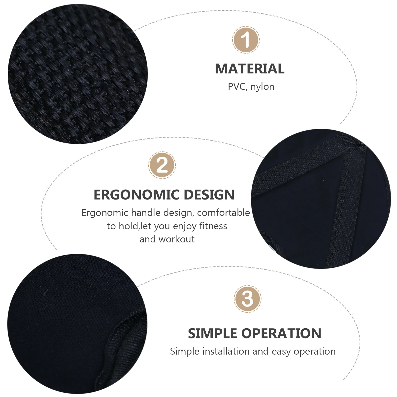 

1pc Ab Workout Strap Abdominal Exercise Belt For Home Fitness V-Shape Harness Core Training Back Support Abdominal Accessory