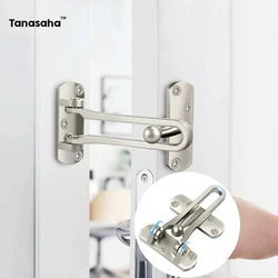 Insurance Door Bolt Home Anti-theft Room Door Bar Door Buckle Lock Chain Stainless Safety Bedroom Kids Hotel Anti-lock Buckle