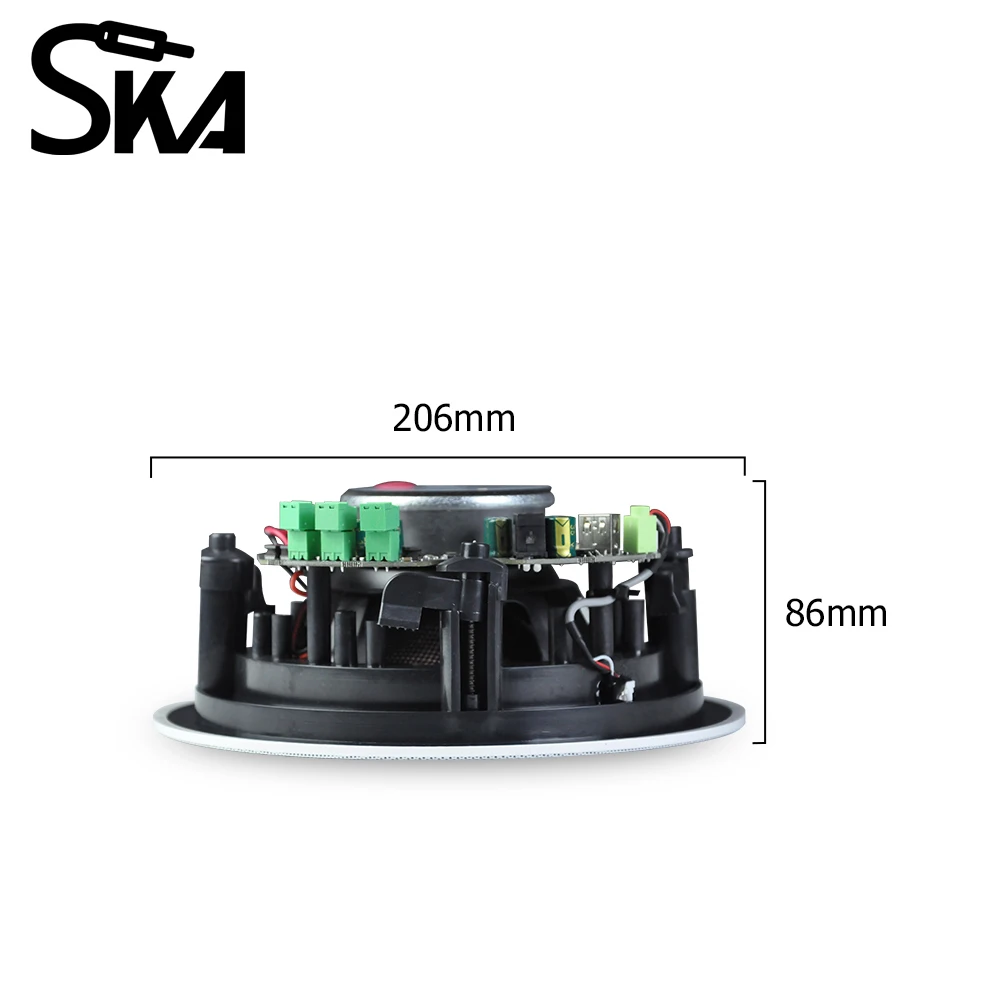 5.25 Inch 4X30W Home audience ceiling speaker system Bluetooth Speakers Built-in Class D Amplifier for Home Hotel Theater Office
