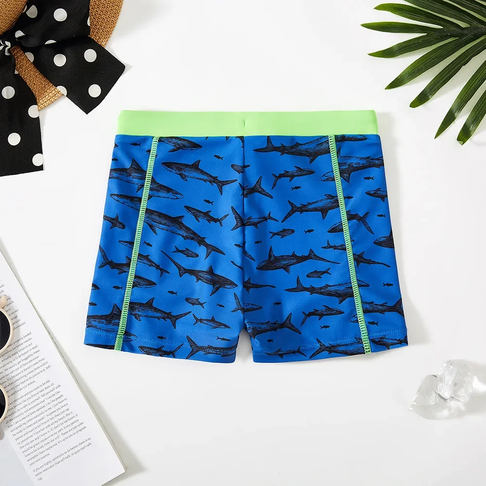 Bañador de verano para niños, traje de baño de dibujos animados, pantalones cortos de playa