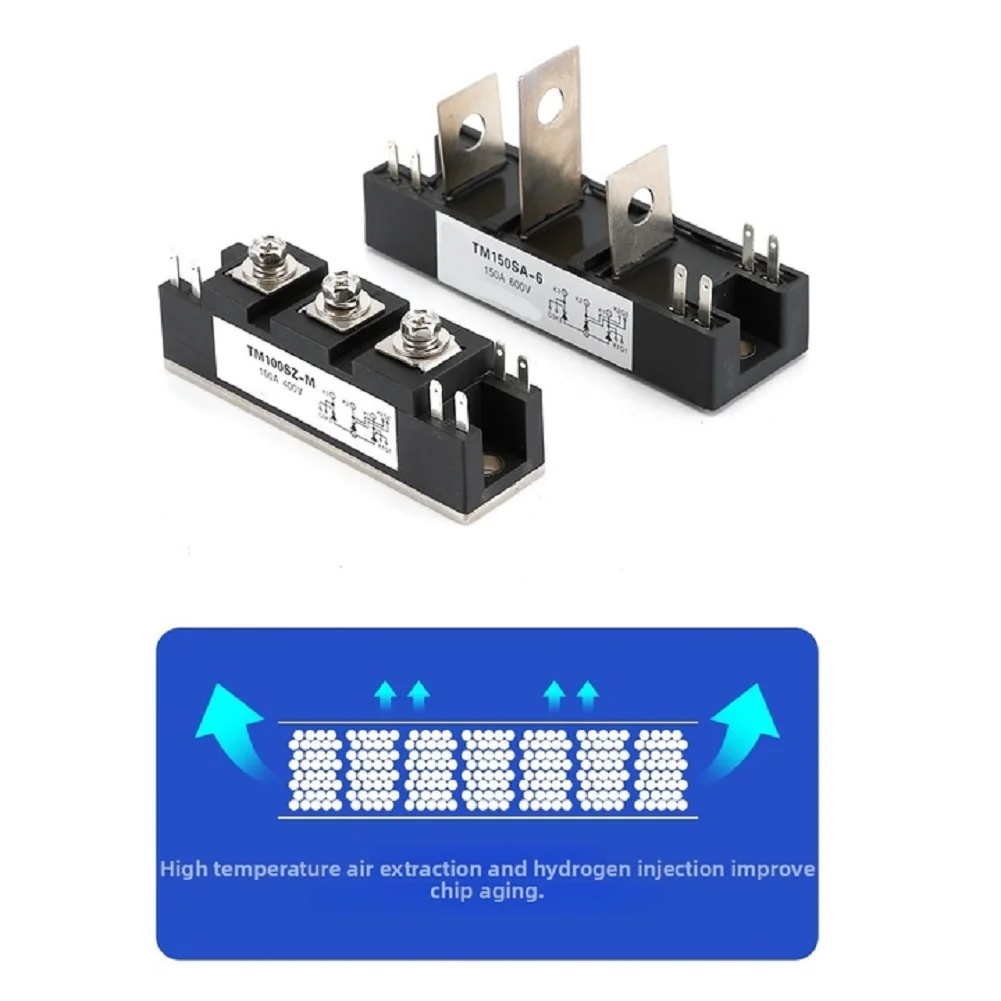 1pc TM150SA-6 Thyristor Module For Inverter Welding Machine TM100SZ-M High Current For Electrical Equipment Easy Installation