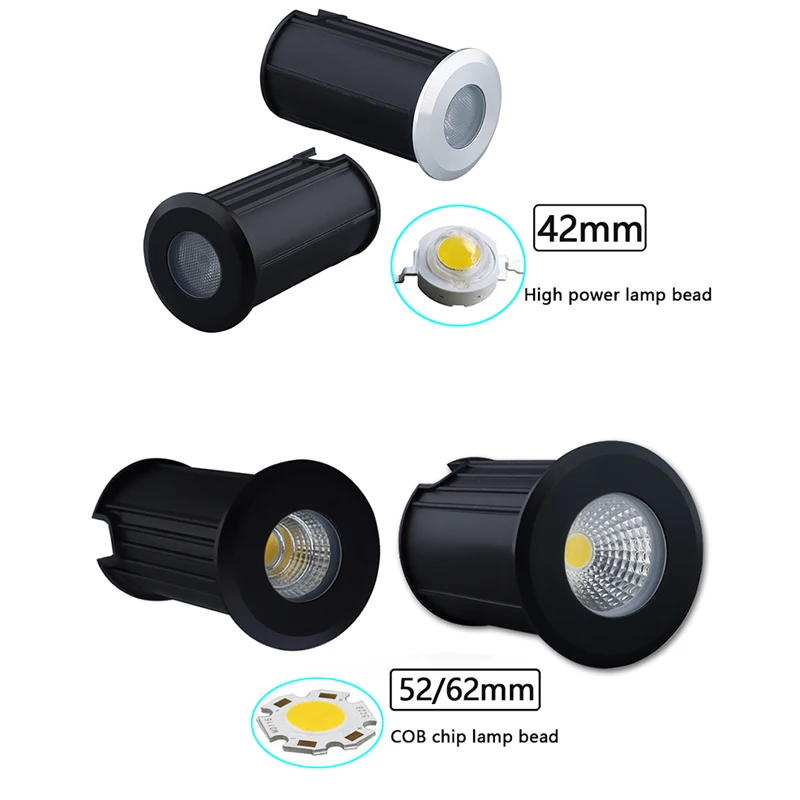 Imagem -02 - Impermeável ao ar Livre Led Underground Light Ground Garden Path Enterrado Yard Spot Landscape Path 1w 3w 10w 15w 110v 220v 12v Peças 10 Ip67