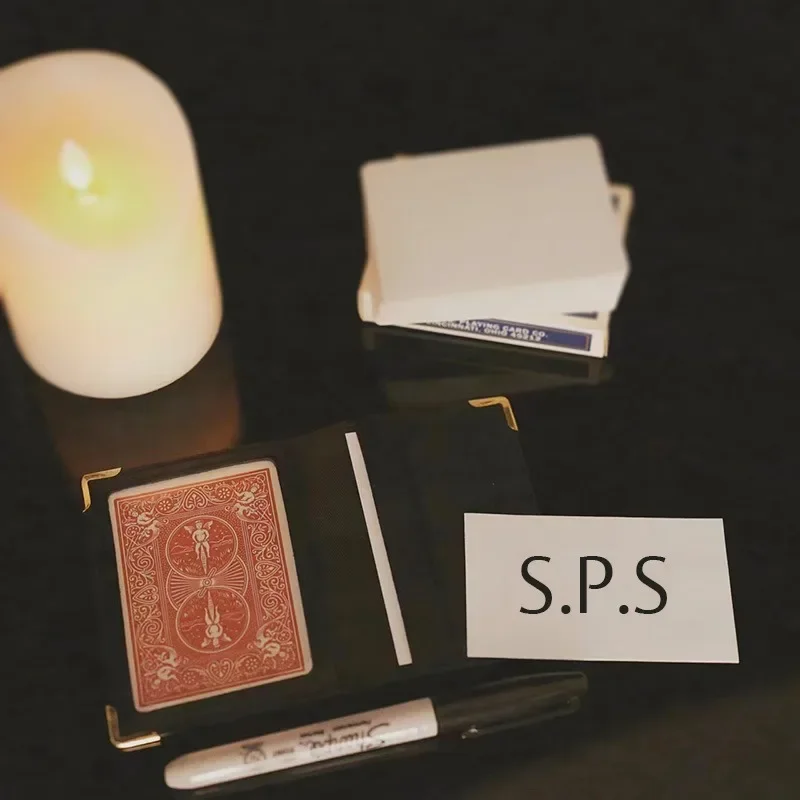 

S.P.S Peek Wallet (Super Peeking System) Magicians Close Up Illusions Gimmicks Metalism Classic Magic Tricks Toys Prediction