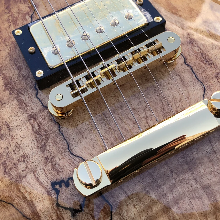 Tune-O-Matic Guitar Bridge Nashville Type Gold Chrome For Lespaul