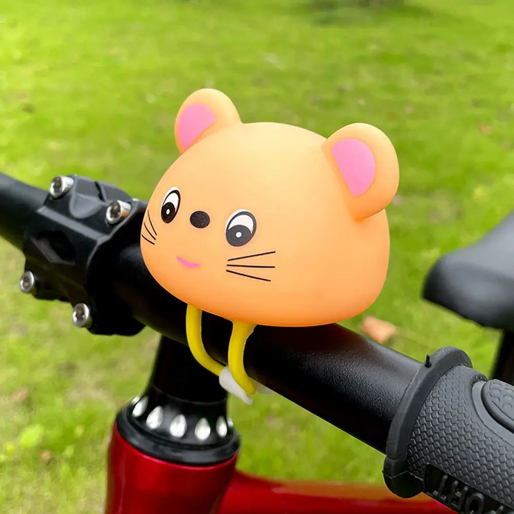 

Small Hamster Mountain Bike Animal Sound Alarm Air Horn Bicycle Head Light Bell Bicycle Horn Bicycle Ring Bell Kids Bike Bell