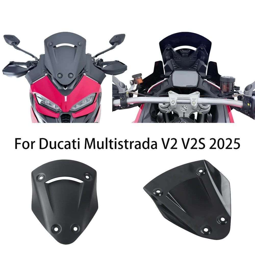 

For Ducati Multistrada V2 V2S 2025 Motorcycle Windscreen Wind Deflector, Quick Release, Stable Riding