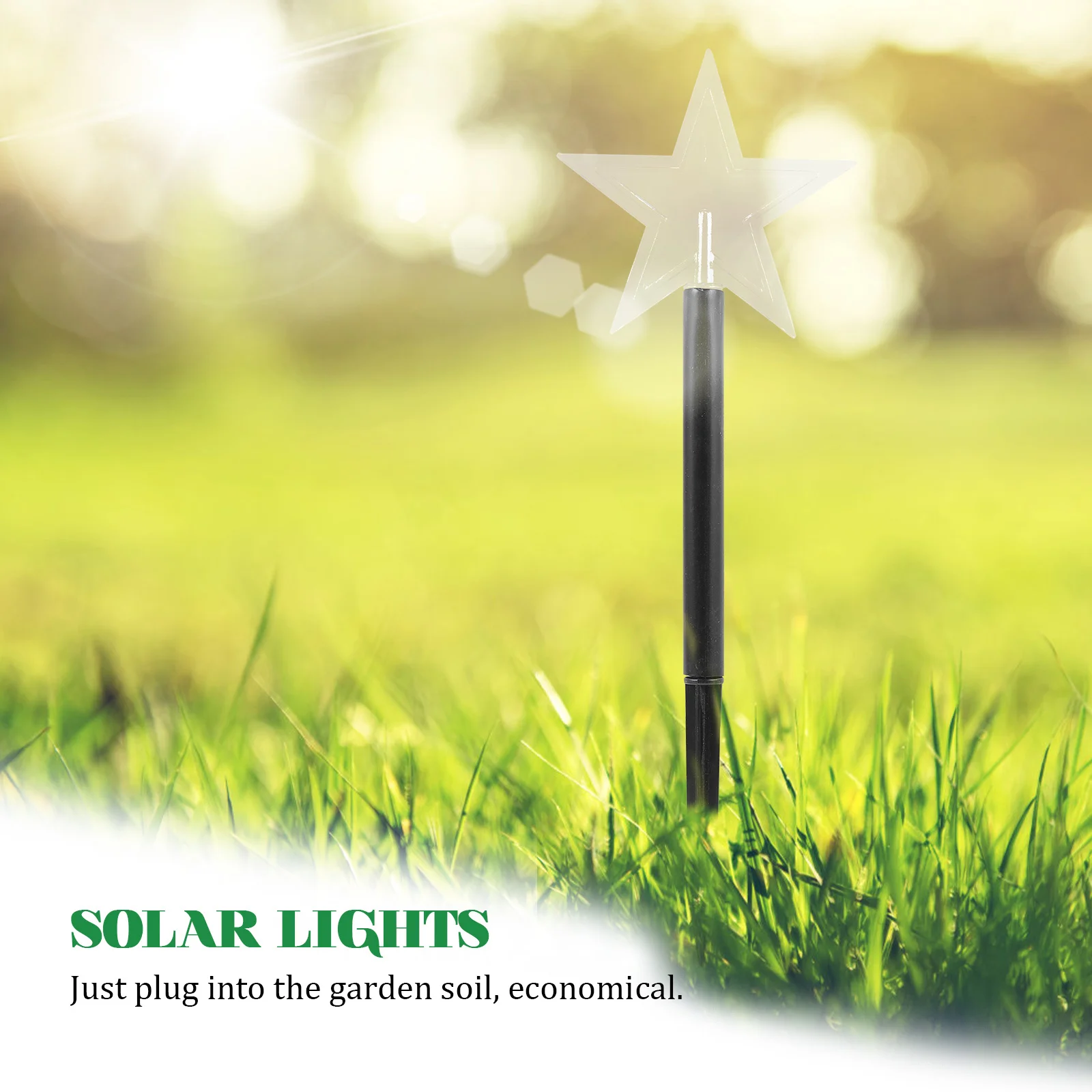 

5 шт., креативные световые аксессуары, солнечные рождественские декорации для сада, патио, двора, практичные и экономичные креативные световые аксессуары