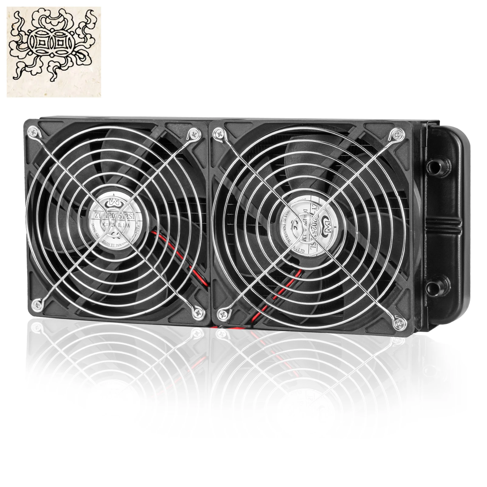 Ltsf For 12cm SXDOOL-radiador De Refrigeración Por Agua De 240MM, Ventilador Doble De 120mm Ordenador, Radiador De Descarga De A