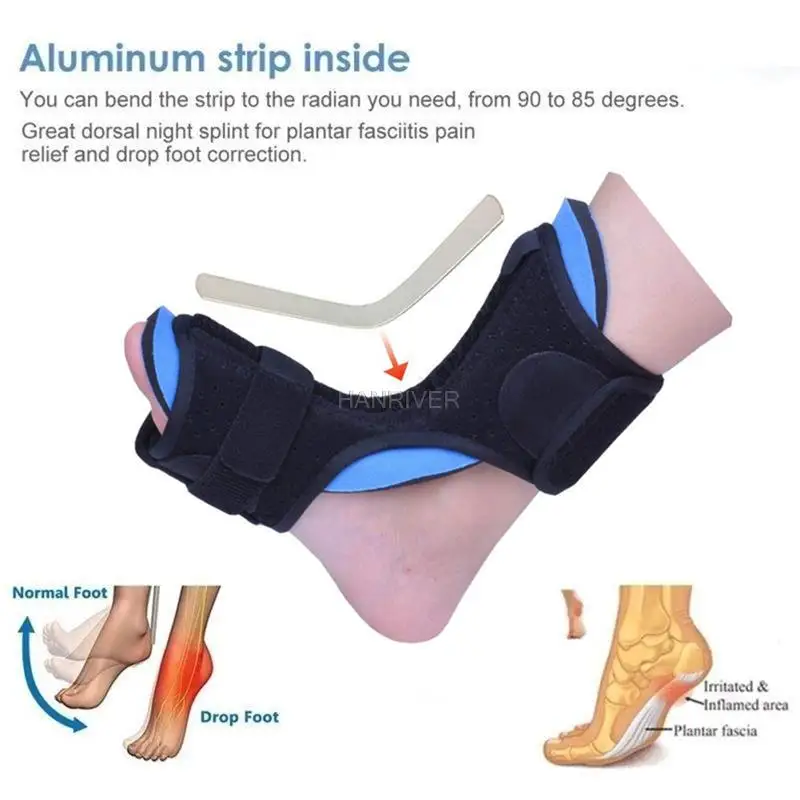 

Short ankle-foot orthosis for inversion/eversion, suitable for wearing shoes, plantar fascia rehabilitation, arch support