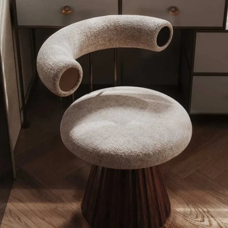 Modern Italian light luxury bedroom makeup chair Nordic dressing stool